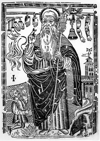 Sint Antonius de Grote door French School