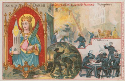 Sint Barbara door French School