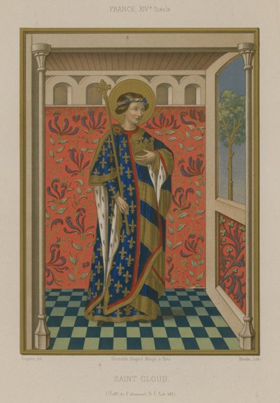 Sint Clodoald, zoon van koning Chlodomer van Orléans door French School