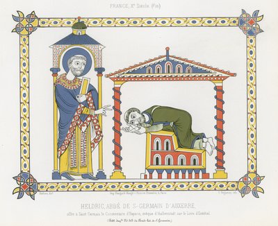 Sint Germain en Heldric in de Abdij van Saint-Germain d