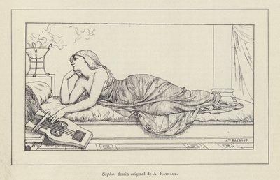 Sappho door French School