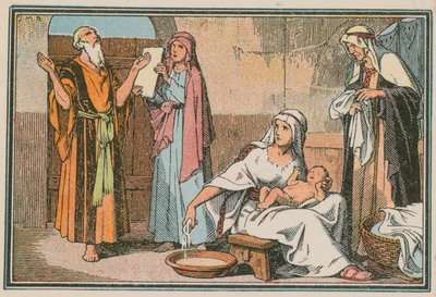 Scène uit het leven van Jezus door French School
