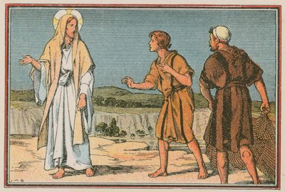 Scène uit het leven van Jezus door French School