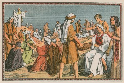 Scène uit het leven van Jezus door French School