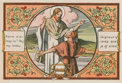 Scène uit het leven van Jezus door French School