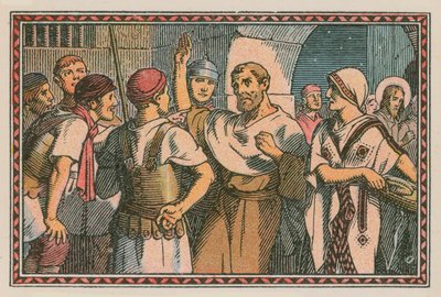Scène uit het leven van Jezus door French School