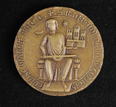 Tweede zegel van Raymond VII (1197-1249) van Toulouse (was) door French School
