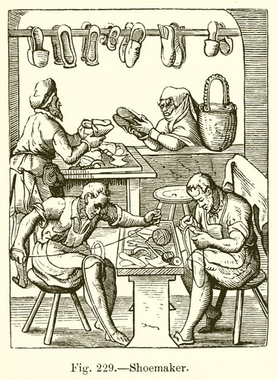 Schoenmaker door French School