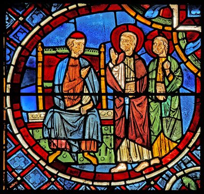 Heiligen Simon en Judas voor Warardac door French School