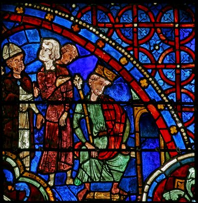 Sint Thomas Becket wordt voorgesteld aan Hendrik II door French School