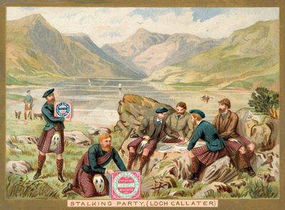 Stalkingspartij, Loch Callater, Schotland door French School