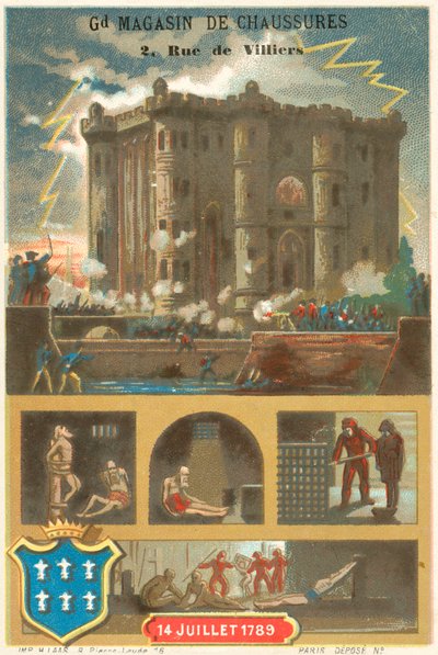 Bestorming van de Bastille, Franse Revolutie door French School