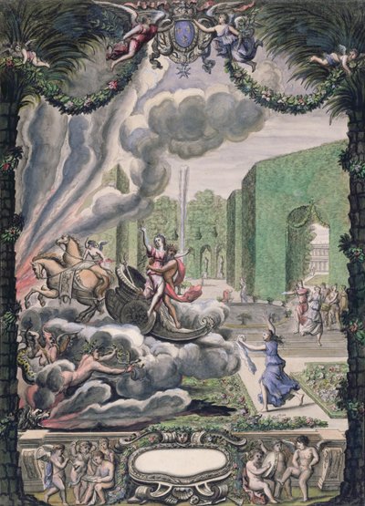 De ontvoering van Proserpina door Pluto door French School