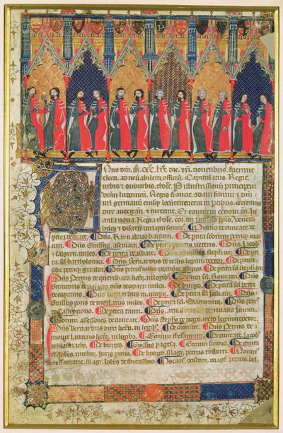 De schepenen van Toulouse, 1369 door French School