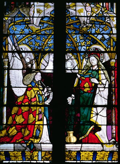 De Annunciatie, uit de kapel van Jacques Coeur door French School