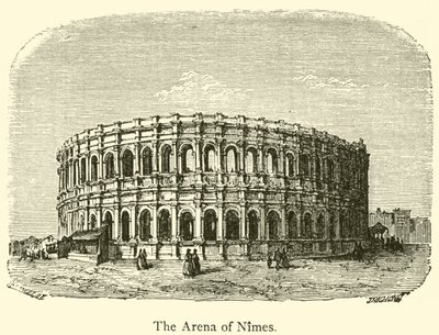 De Arena van Nîmes door French School