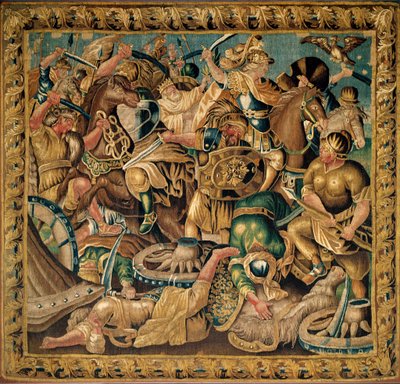 De Slag bij Arbelles in 333 v.Chr., Aubusson door French School