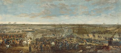 De slag bij Leipzig, 18 oktober 1813 door French School