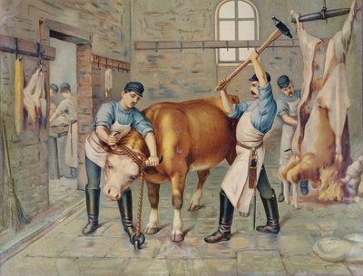 De slager, 19e eeuw door French School