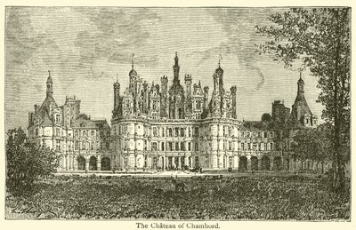 Het Kasteel van Chambord door French School