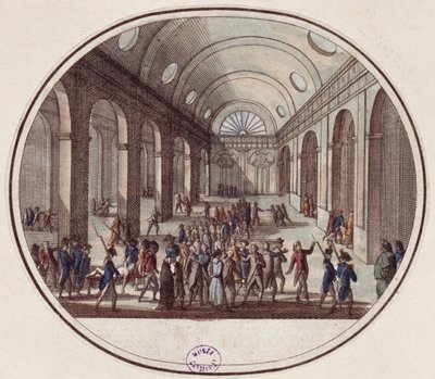 De dood van eenentwintig Girondist afgevaardigden, 31 oktober 1793 (10 Brumaire Jaar 2) door French School