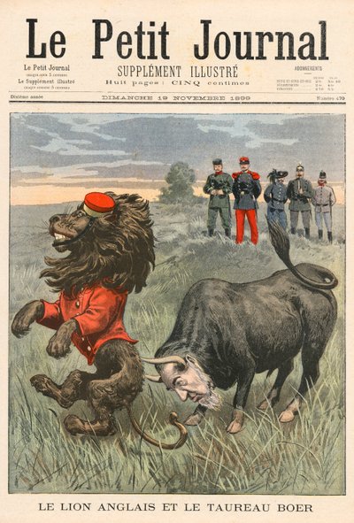 De Engelse leeuw en de Boerenstier door French School