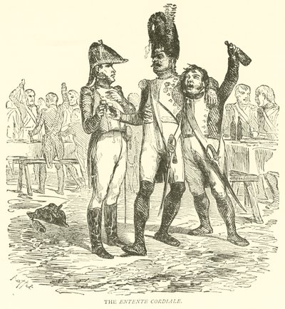 De Entente Cordiale (gravure) door French School