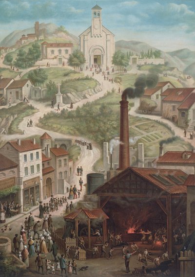 De heiligheid van de sabbat, uit een catechismus gepubliceerd door La Bonne Presse door French School