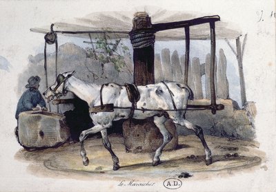 De Markt Tuinier, 1840 door French School