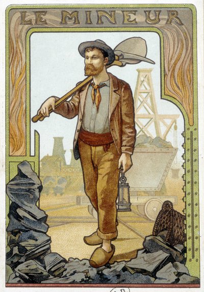 De Minderjarige - Chromolithografie door French School
