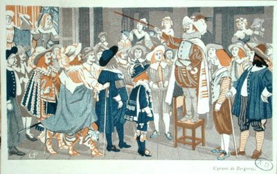 De Neusrede in het Hotel de Bourgogne, illustratie uit 