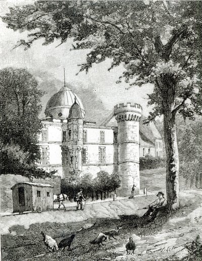 Het observatorium van Camille Flammarion in Juvisy door French School