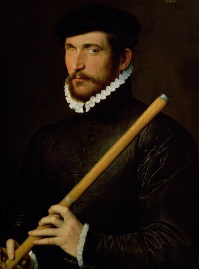 De Eenogige Fluitist, 1566 door French School