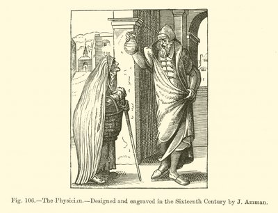 De Arts (gravure) door French School
