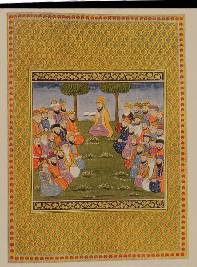 De daklichten van kennis en geschiedenis, illustratie voor De Arabische Nachten, 1895 door French School