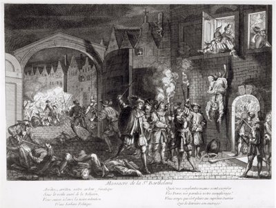 De Bloedbruiloft, 1572 door French School
