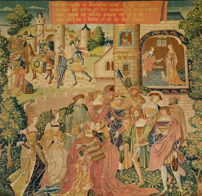 Het verhaal van Perseus, 15e-16e eeuw door French School