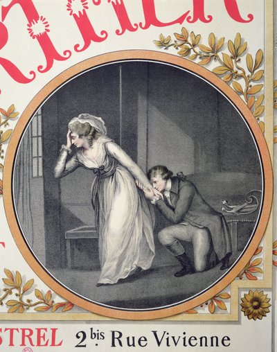 "Het lijden van de jonge Werther", (detail) door French School