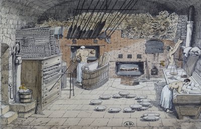 De bakker, illustratie uit de Revue de l