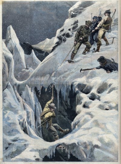 De ramp van de Mont Blanc: de dood van reizigers en hun gidsen tijdens hun expeditie, in 
