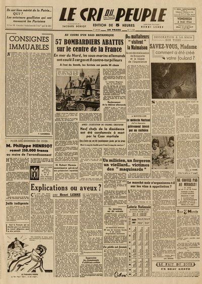 De kreet van het volk - vrijdag 5 mei door French School