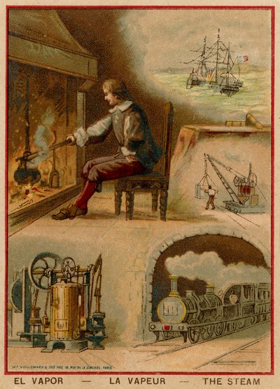 De geschiedenis van het gebruik van stoom door French School