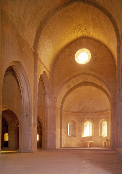 Het schip van de Cisterciënzerabdij, gesticht in 1146 door French School