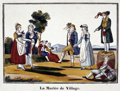 De dorpsbruid - beeld van Epinal door French School