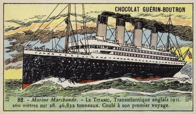 Titanic, Britse trans-Atlantische lijnboot door French School