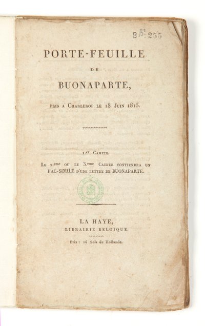 Titelpagina van 