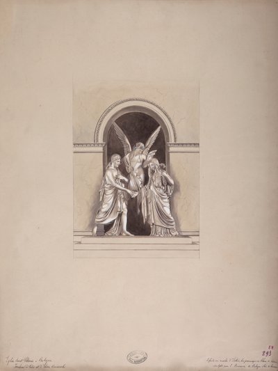 Graf van Felix en Elisa Baciocchi, San Petronio Basiliek, Bologna, ca. 1900-20 door French School