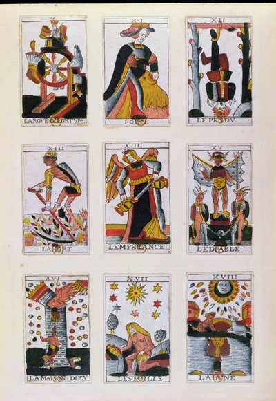 Traditionele tarotkaarten door French School