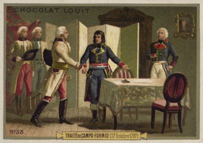 Verdrag van Campo Formio, Italië, 17 oktober 1797 door French School