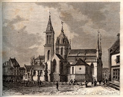 Valognes - Normandië - gravure in 